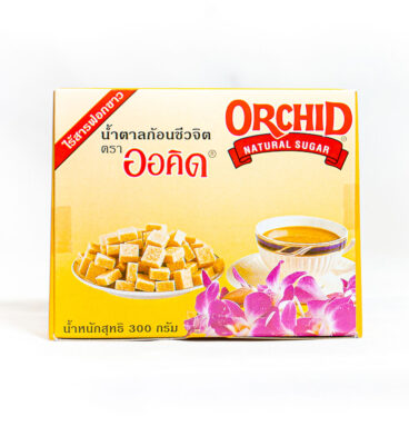 น้ำตาลก้อนชีวจิต ออคิด (300 กรัม)