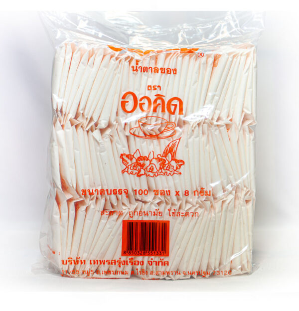 น้ำตาลซอง ออคิด (8 กรัม) 10 ถุง กทม.