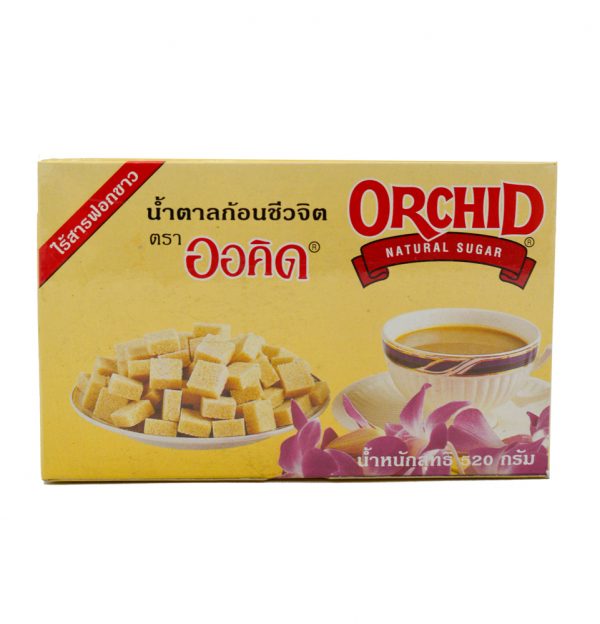น้ำตาลก้อนชีวจิต ออคิด (520 กรัม)